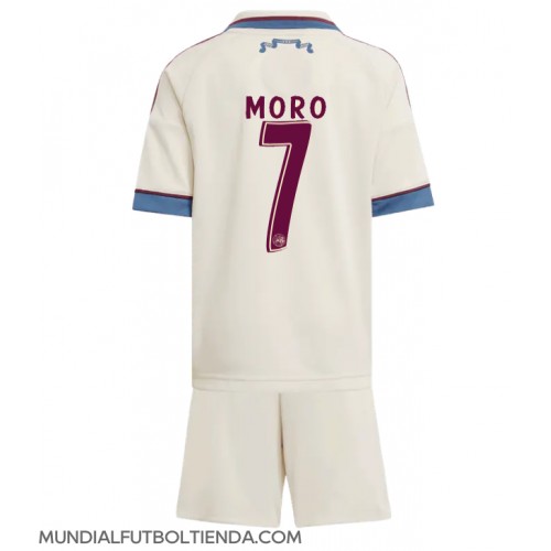 Camiseta Ajax Raul Moro #7 Tercera Equipación Replica 2025-26 para niños mangas cortas (+ Pantalones cortos)